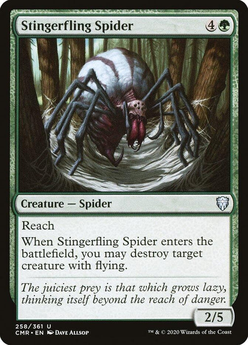 Image for Stingerfling Spider (258) (CMR) - Magic: The Gathering