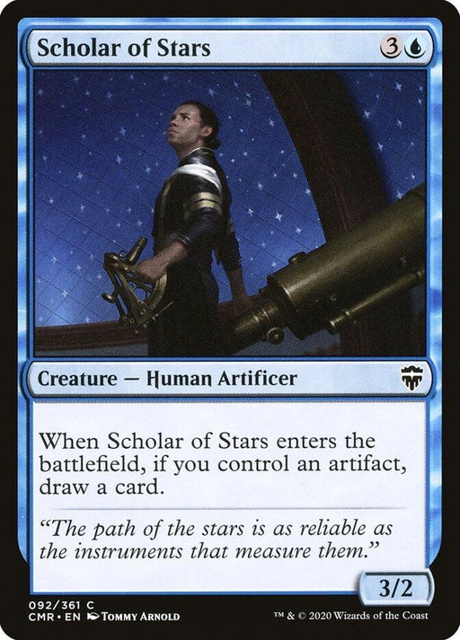 Image for Scholar of Stars (92) (CMR) - Magic: The Gathering