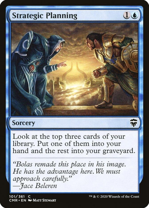 Image for Strategic Planning (101) (CMR) - Magic: The Gathering