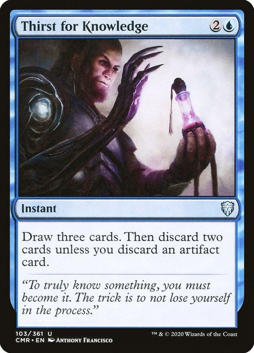 Image for Thirst for Knowledge (103) (CMR) - Magic: The Gathering