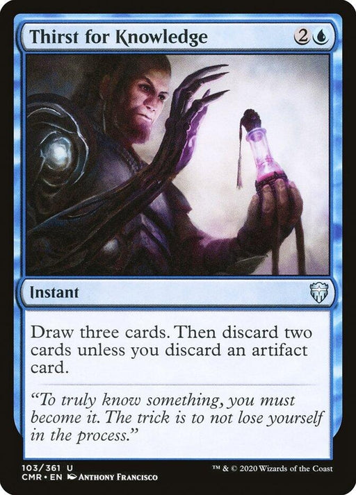 Image for Thirst for Knowledge (103) (CMR) - Magic: The Gathering
