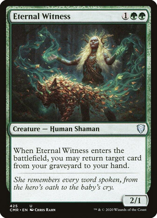 Image for Eternal Witness (425) (CMR) - Magic: The Gathering