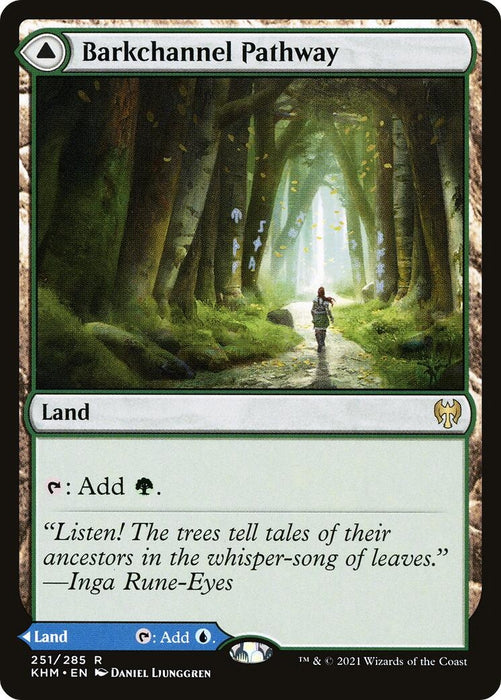 Image for Barkchannel Pathway (251) (KHM) - Magic: The Gathering
