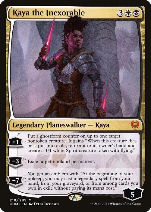 Image for Kaya the Inexorable (218) (KHM) - Magic: The Gathering