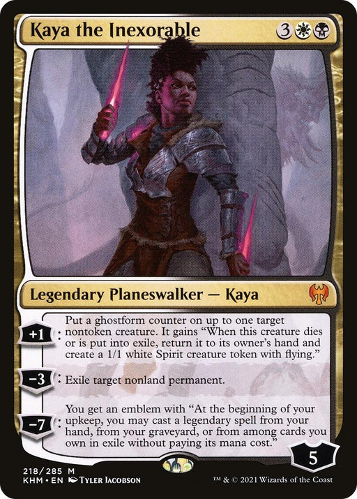 Image for Kaya the Inexorable (218) (KHM) - Magic: The Gathering