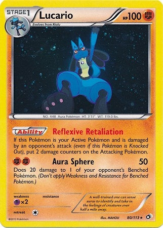Lucario - 80/113 (Cosmos Holo) (080/113) (MCAP)