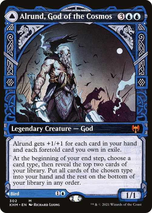 Image for Alrund, God of the Cosmos (Showcase) (302) (KHM) - Magic: The Gathering