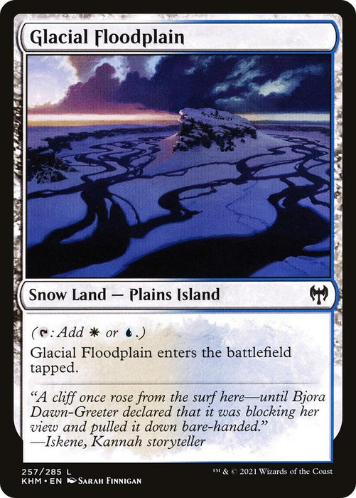 Image for Glacial Floodplain (257) (KHM) - Magic: The Gathering