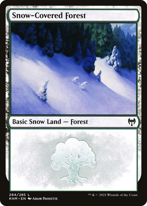 Image for Snow-Covered Forest (284) (284) (KHM) - Magic: The Gathering
