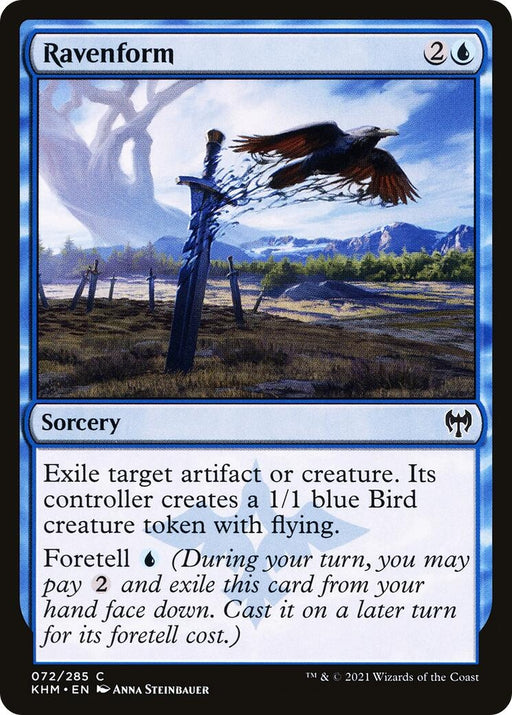Image for Ravenform (72) (KHM) - Magic: The Gathering