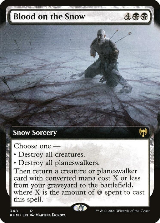Image for Blood on the Snow (Extended Art) (348) (KHM) - Magic: The Gathering