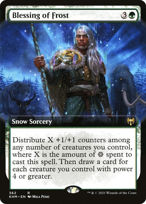 Image for Blessing of Frost (Extended Art) (362) (KHM) - Magic: The Gathering