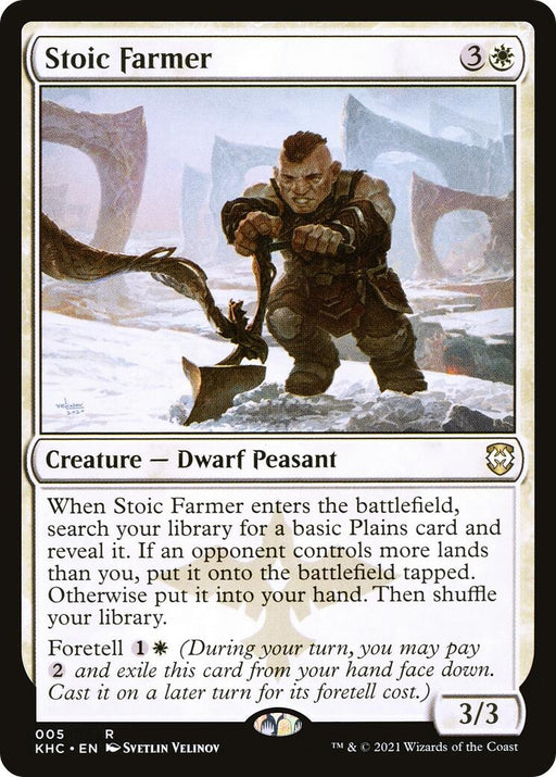 Image for Stoic Farmer (5) (KHC) - Magic: The Gathering