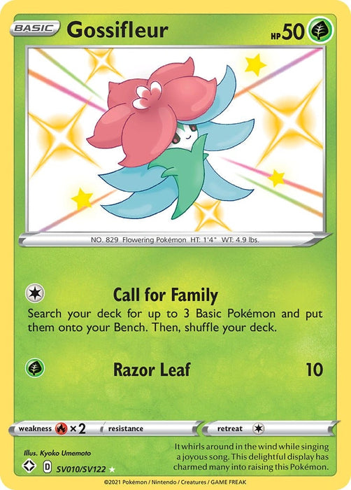 Image for Gossifleur (SV010/SV122) (SHFSV) - Pokemon
