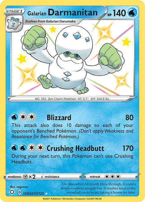 Galarian Darmanitan (SV024/SV122) (SHFSV)