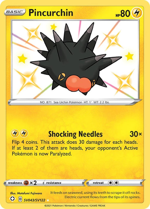 Image for Pincurchin (SV043/SV122) (SHFSV) - Pokemon