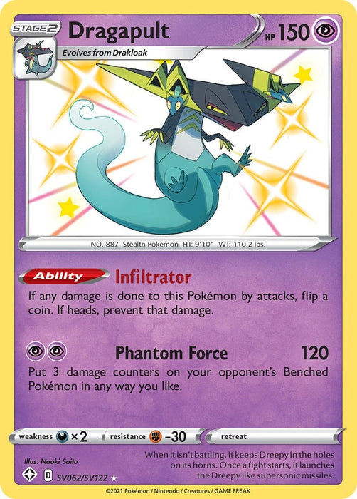 Image for Dragapult (SV062/SV122) (SHFSV) - Pokemon
