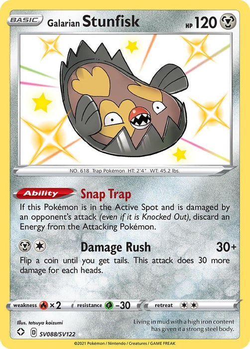 Galarian Stunfisk (SV088/SV122) (SHFSV)
