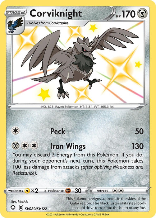 Image for Corviknight (SV089/SV122) (SHFSV) - Pokemon