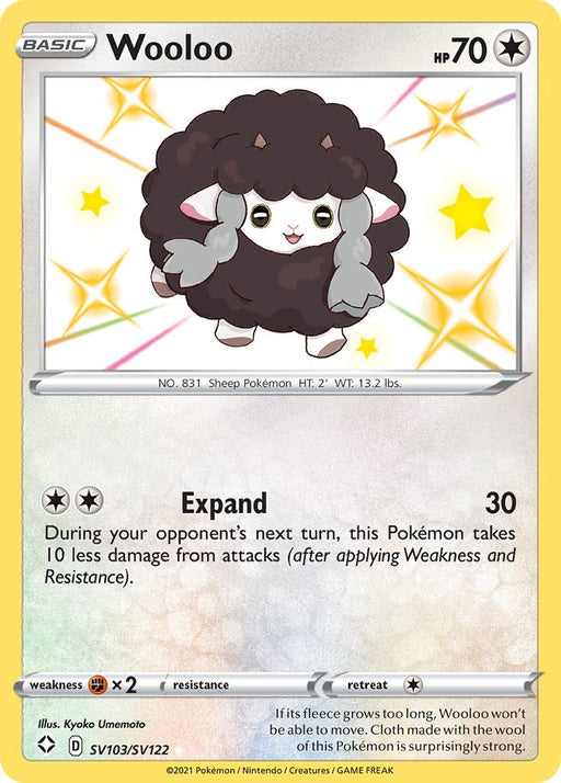 Image for Wooloo (SV103/SV122) (SHFSV) - Pokemon