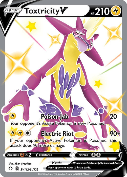Image for Toxtricity V (SV112/SV122) (SHFSV) - Pokemon