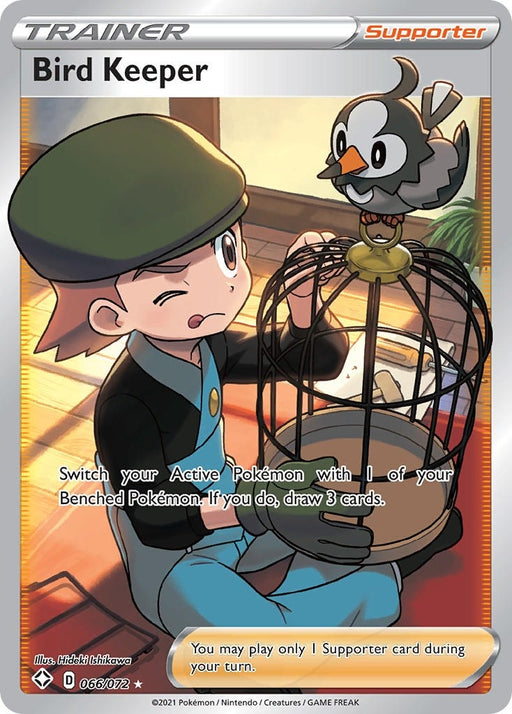 Image for Bird Keeper (Full Art) (066/072) (SHF) - Pokemon