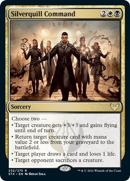 Image for Silverquill Command (232) (STX) - Magic: The Gathering
