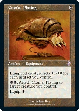 Image for Cranial Plating (392) (TSR) - Magic: The Gathering