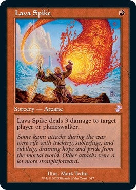 Image for Lava Spike (347) (TSR) - Magic: The Gathering