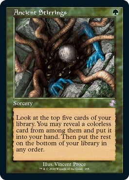 Image for Ancient Stirrings (355) (TSR) - Magic: The Gathering