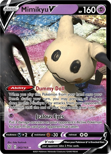 Image for Mimikyu V (062/163) (SWSH05) - Pokemon