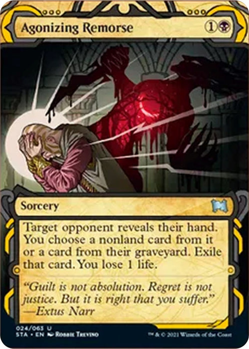 Image for Agonizing Remorse (24) (STA) - Magic: The Gathering