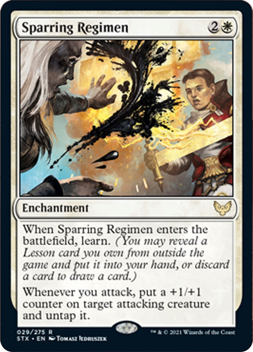 Image for Sparring Regimen (29) (STX) - Magic: The Gathering