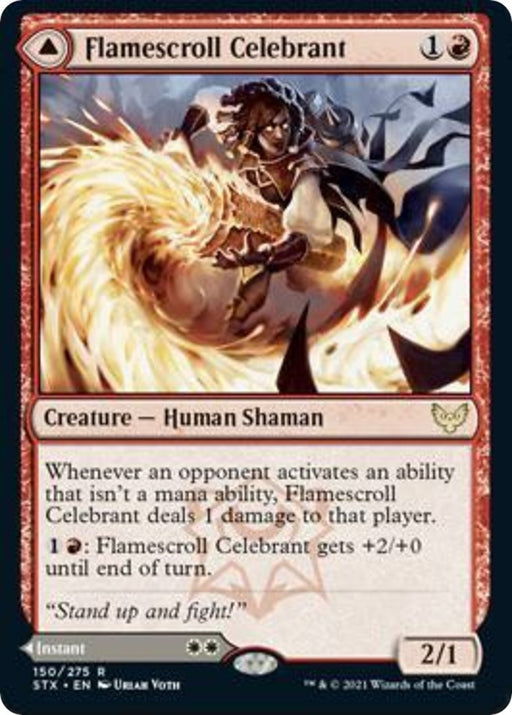 Image for Flamescroll Celebrant (150) (STX) - Magic: The Gathering