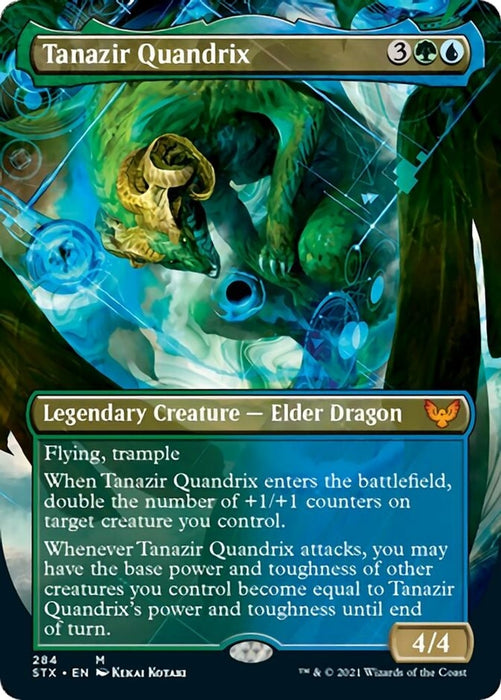 Image for Tanazir Quandrix (Borderless) (284) (STX) - Magic: The Gathering
