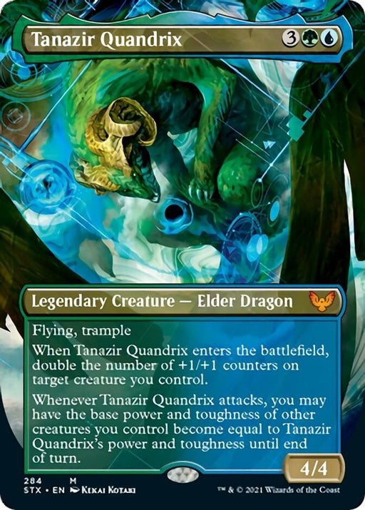 Image for Tanazir Quandrix (Borderless) (284) (STX) - Magic: The Gathering