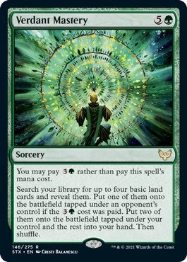 Image for Verdant Mastery (146) (STX) - Magic: The Gathering