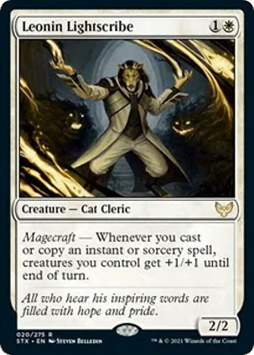 Image for Leonin Lightscribe (20) (STX) - Magic: The Gathering