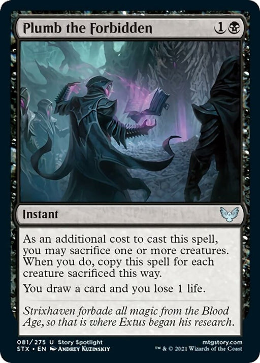 Image for Plumb the Forbidden (81) (STX) - Magic: The Gathering