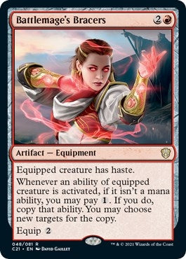 Image for Battlemage's Bracers (48) (C21) - Magic: The Gathering