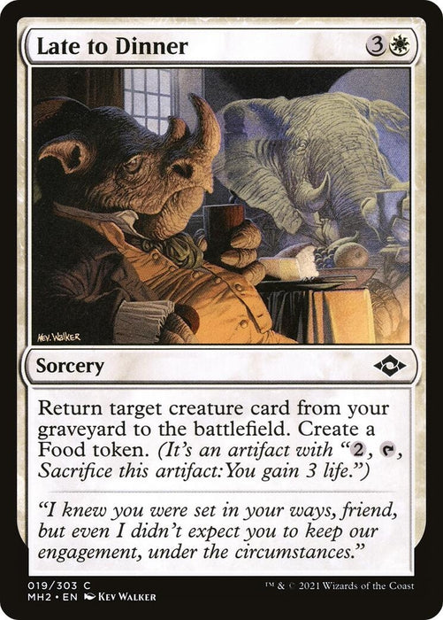Image for Late to Dinner (19) (MH2) - Magic: The Gathering