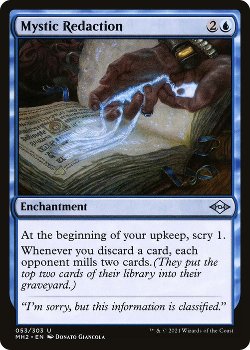 Image for Mystic Redaction (53) (MH2) - Magic: The Gathering