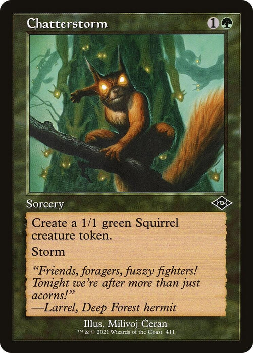 Image for Chatterstorm (Retro Frame) (411) (MH2) - Magic: The Gathering