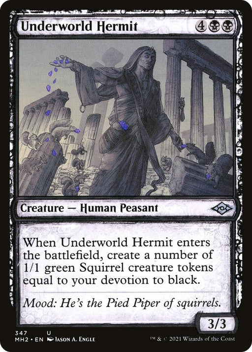 Image for Underworld Hermit (Showcase) (347) (MH2) - Magic: The Gathering