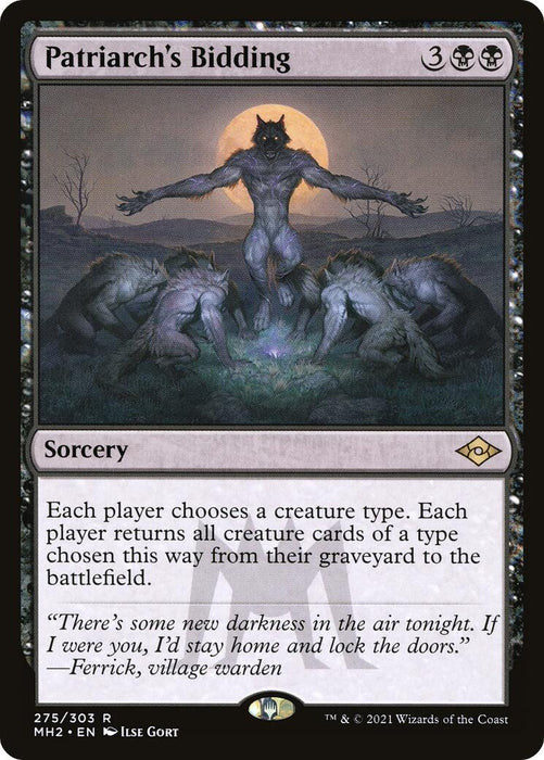 Image for Patriarch's Bidding (275) (MH2) - Magic: The Gathering