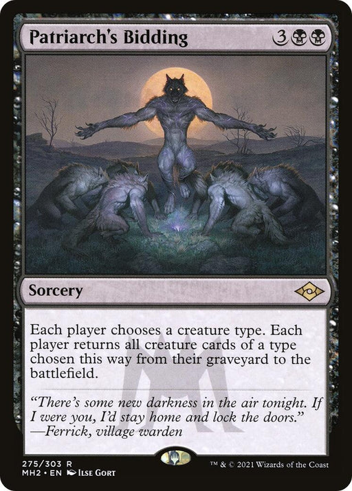 Image for Patriarch's Bidding (275) (MH2) - Magic: The Gathering