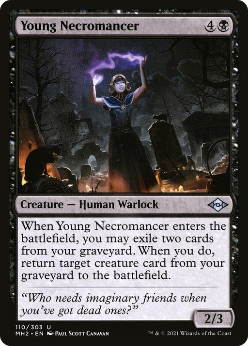 Image for Young Necromancer (110) (MH2) - Magic: The Gathering