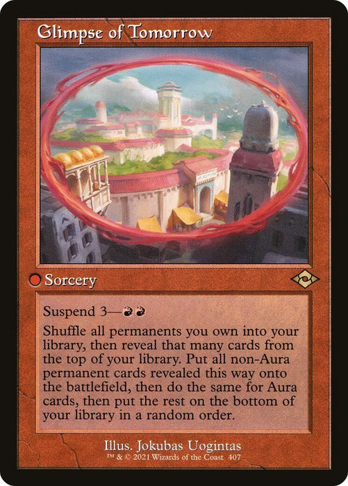 Image for Glimpse of Tomorrow (Retro Frame) (407) (MH2) - Magic: The Gathering