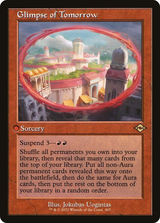 Image for Glimpse of Tomorrow (Retro Frame) (407) (MH2) - Magic: The Gathering