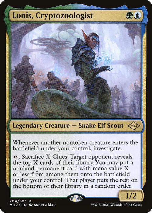 Image for Lonis, Cryptozoologist (204) (MH2) - Magic: The Gathering